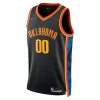 Camiseta Hombre NBA Oklahoma City Thunder Personalizadas 2024-25 Nike City Edition Negro Swingman